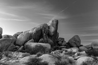 Joshua Tree Rock Formations in Black and White 6